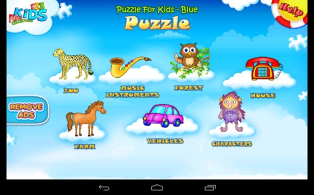 immagine di esempio della risorsa 1 2 3 Kids Fun Puzzle Blue (Windows)