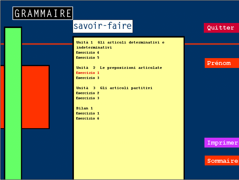 Immagine di esempio della risorsa Grammaire savoir faire