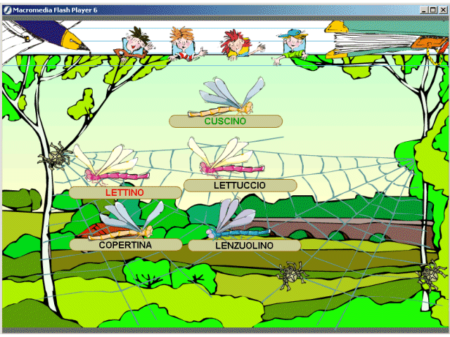 Immagine di esempio della risorsa Libellule e ragni (falsi alterati)