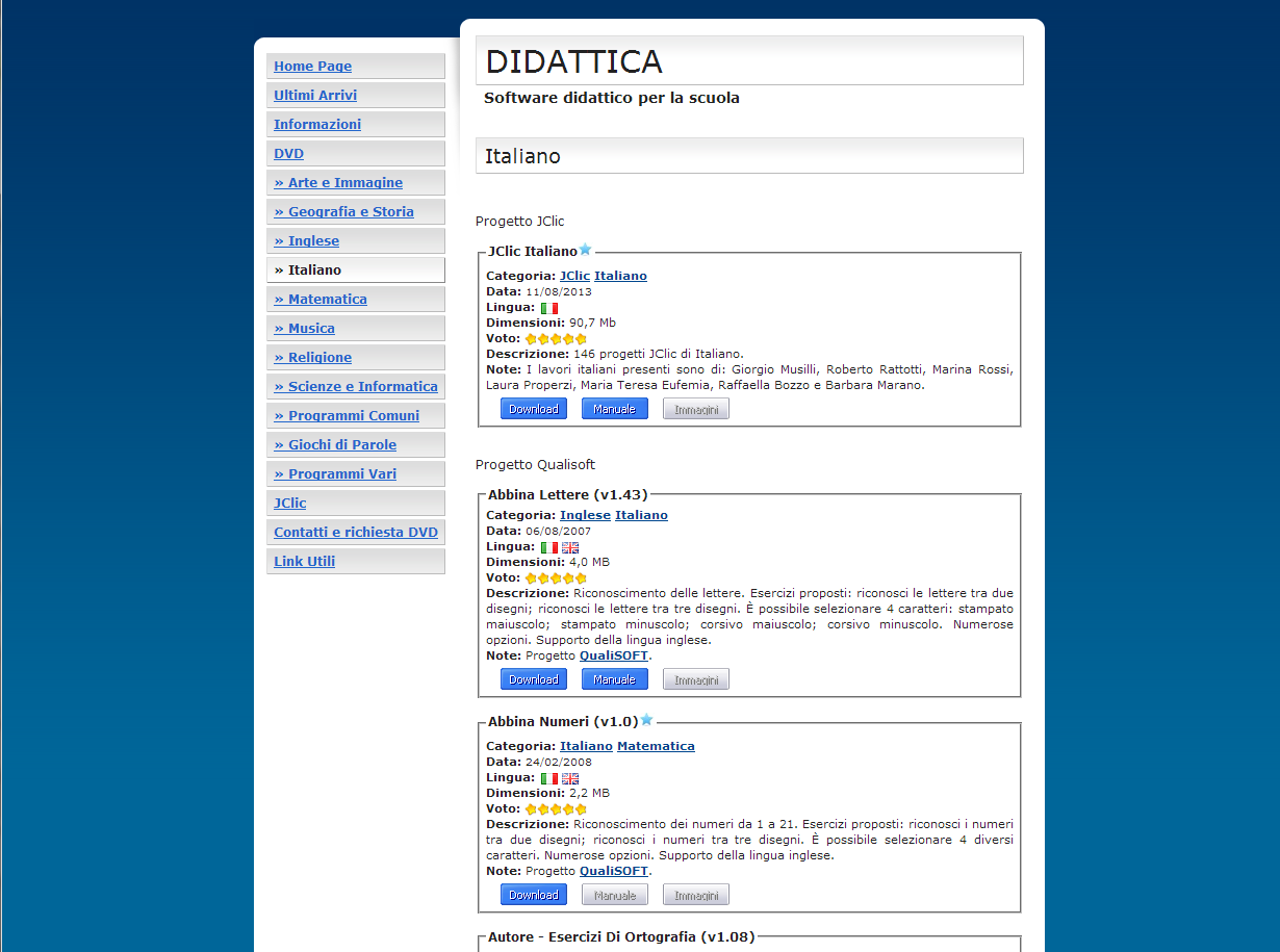 Immagine di esempio della risorsa DIDATTICA - Software didattico per la scuola