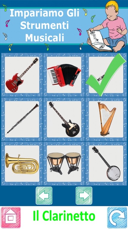Immagine di esempio della risorsa Impariamo gli strumenti musicali (Android)