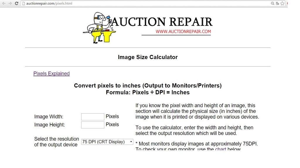immagine di esempio della risorsa Auction Repair