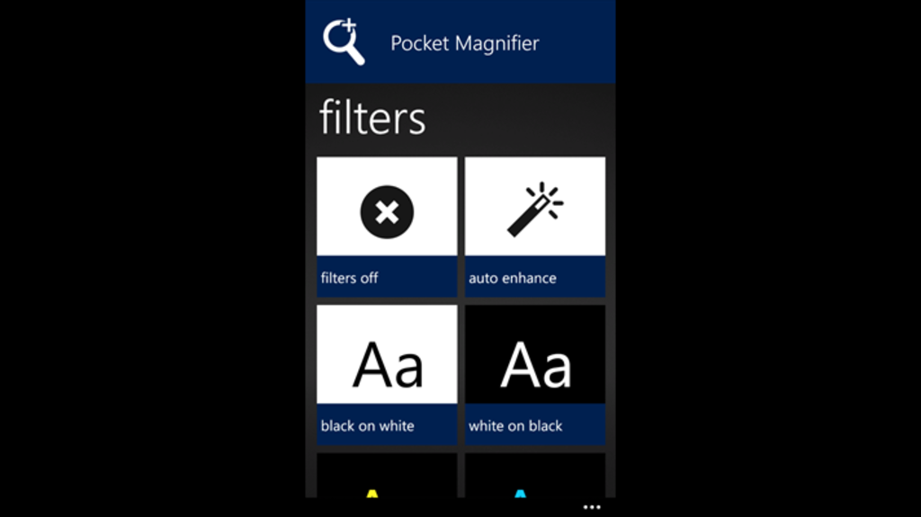 Immagine di esempio della risorsa Microsoft Pocket Magnifier