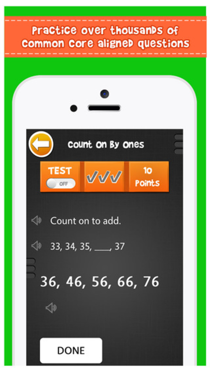 Immagine di esempio della risorsa iTooch Elementary K-5 Bundle for 1st, 2nd, 3rd, 4th, 5th grade I Math, Language Arts (iOS)