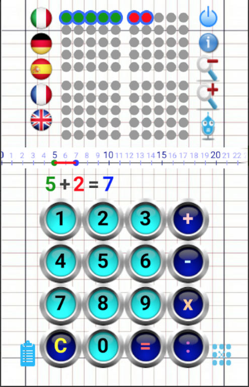immagine di esempio della risorsa Calcolatrice grafica e parlante per dislessia (Android)