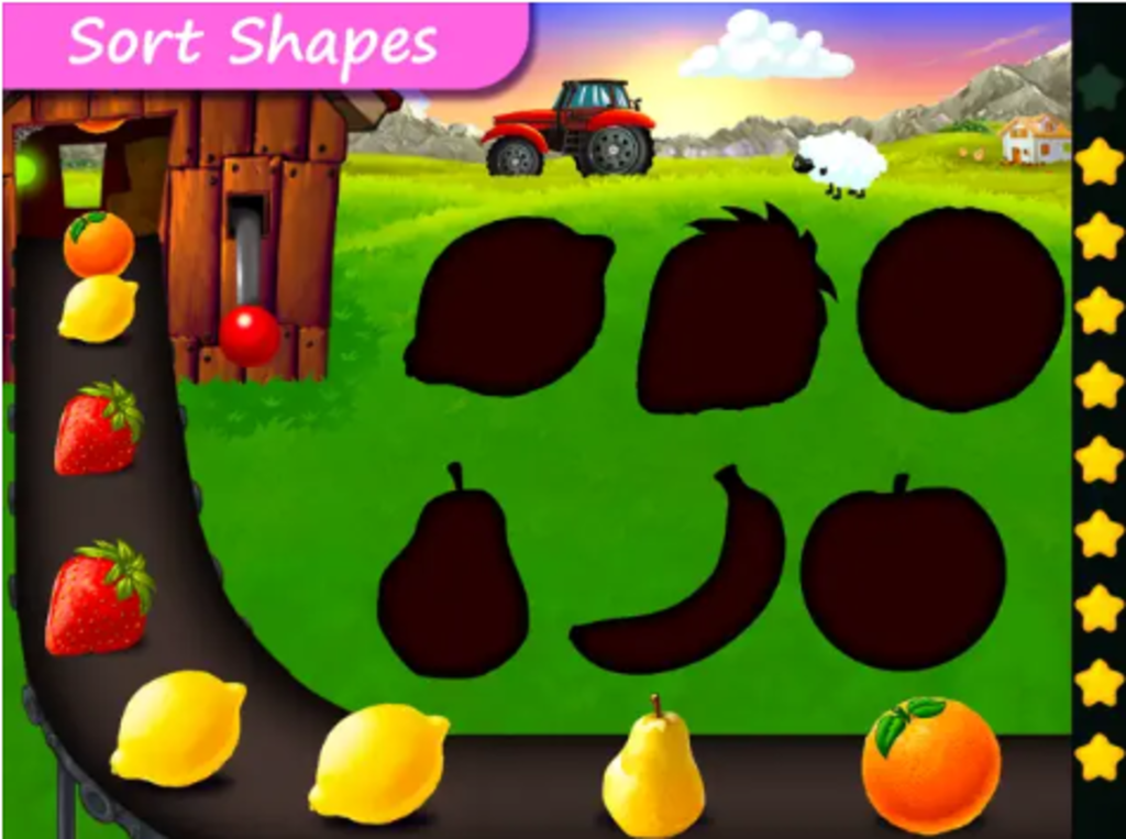 Immagine di esempio della risorsa My shapes & colors farm puzzles (IOS)