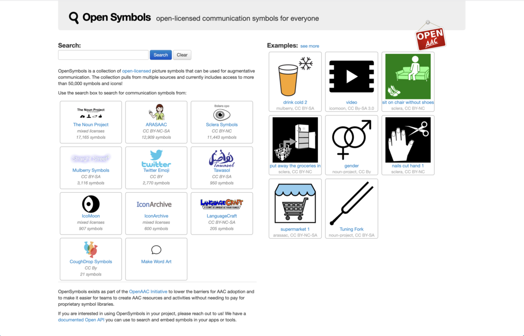 immagine di esempio della risorsa Opensymbols