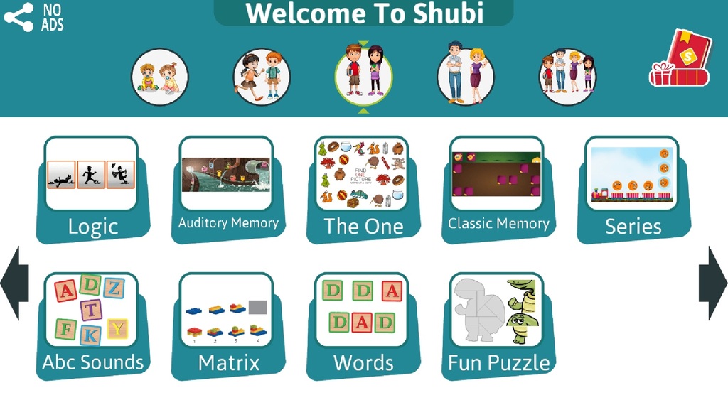 immagine di esempio della risorsa  Shubi Learning Games (IOS)