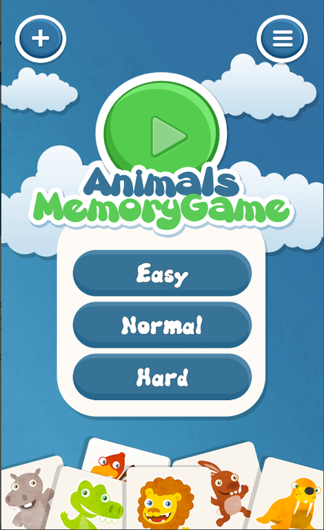 immagine di esempio della risorsa Gioco di Memoria per Bambini (Android)