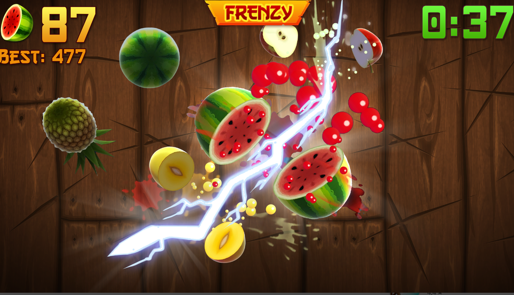 immagine di esempio della risorsa  Fruit Ninja Classic (IOS)