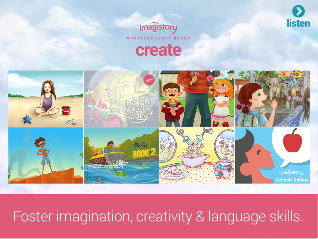 Immagine di esempio della risorsa Imagistory- Creative Story telling app for kids