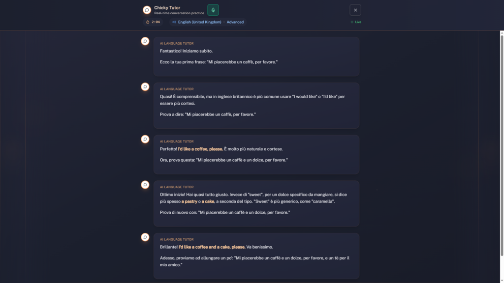 Immagine di esempio della risorsa Chicky Tutor