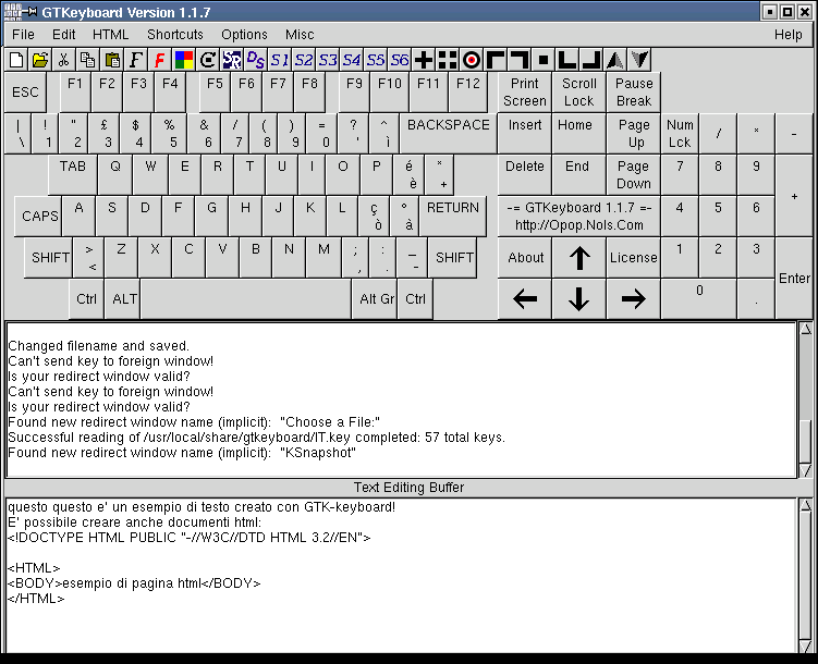 immagine di esempio della risorsa GTK-KeyBoard