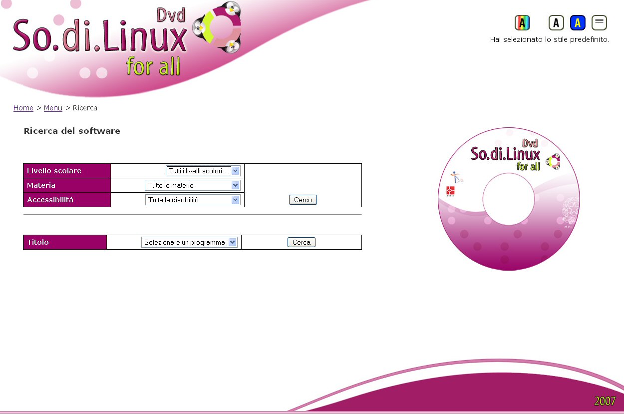 immagine di esempio della risorsa SODILINUX for All DVD