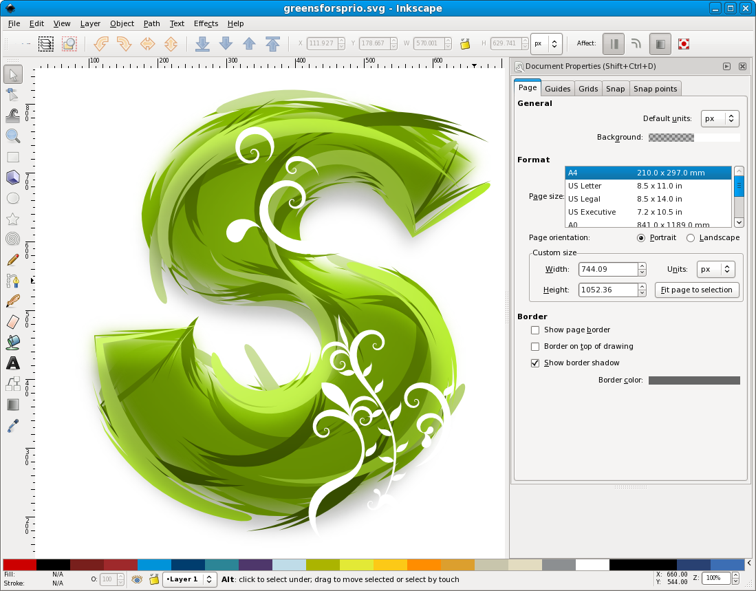 immagine di esempio della risorsa Inkscape