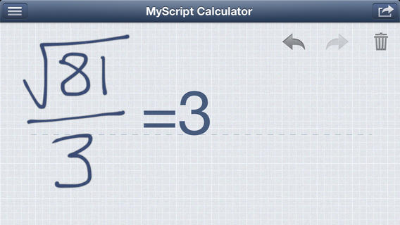 immagine di esempio della risorsa My Script Calculator (IOS)